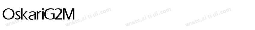 OskariG2 Medium字体转换